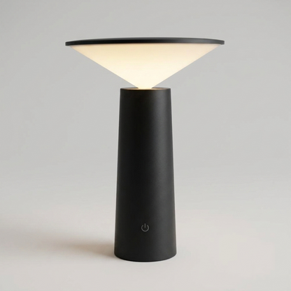 Black USB touch sensor desk lamp