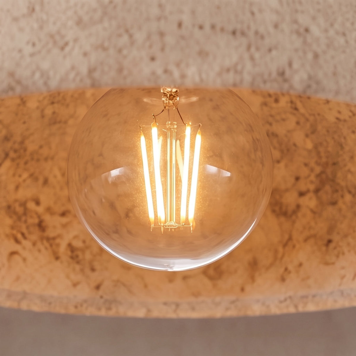 Wabi-Sabi Iron Semi-Flush Ceiling Light LED E27 Adjustable Colour Temp
