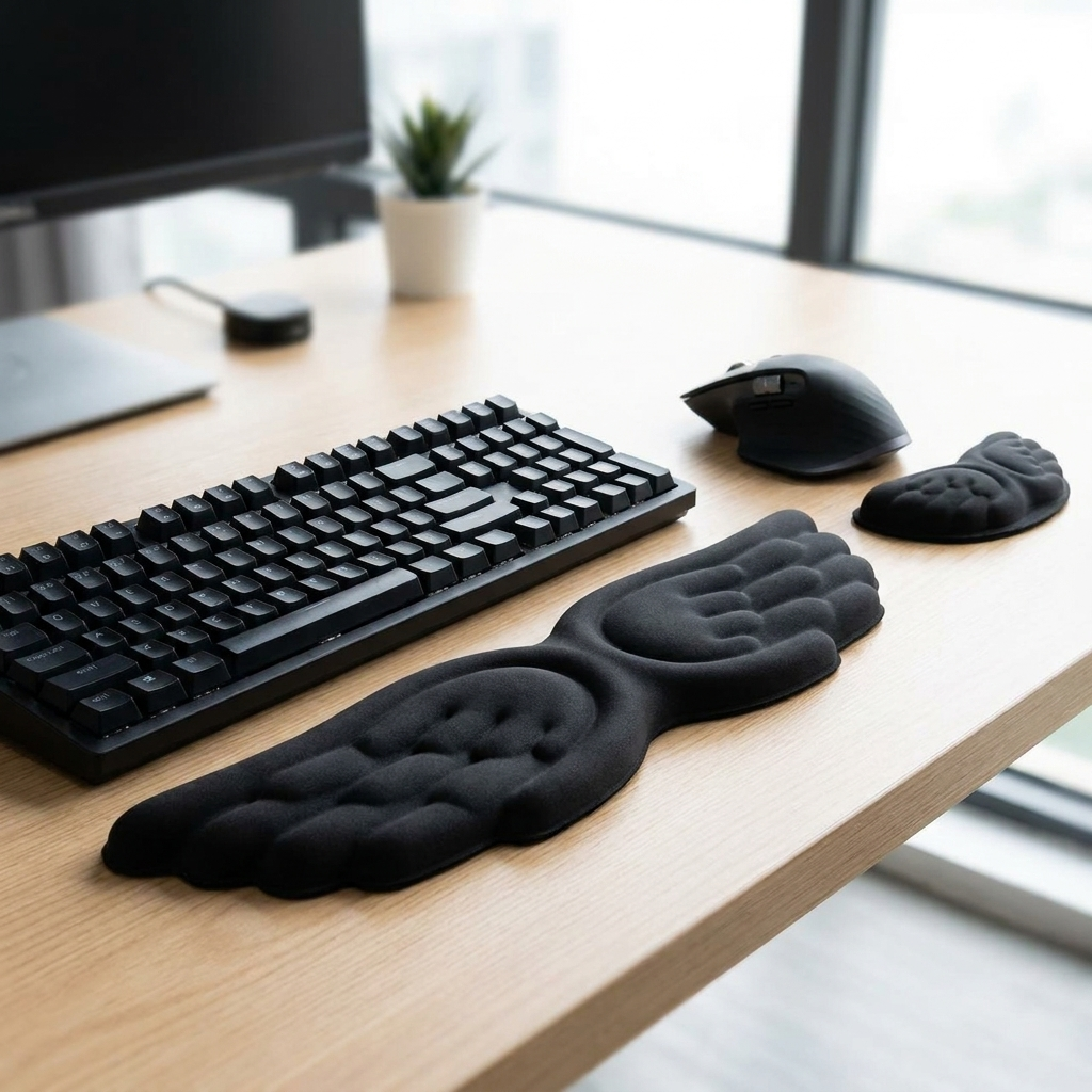Black wrist rest set