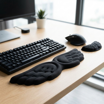 Black wrist rest set