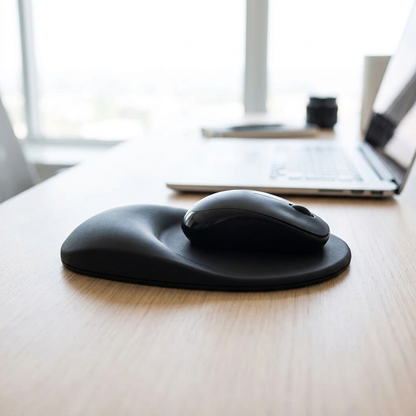 Black gliding wrist rest