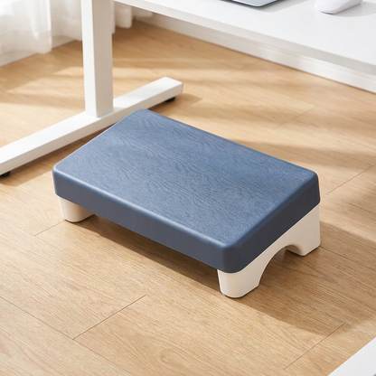 Blue footrest