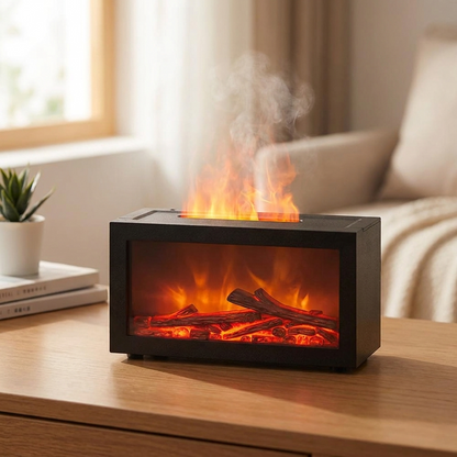 Black fireplace aroma diffuser