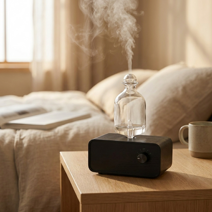Black nebulizing diffuser
