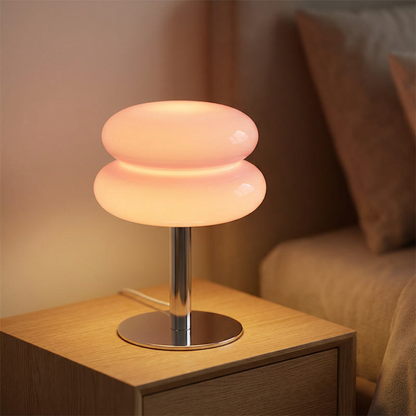 Pink macaron lamp