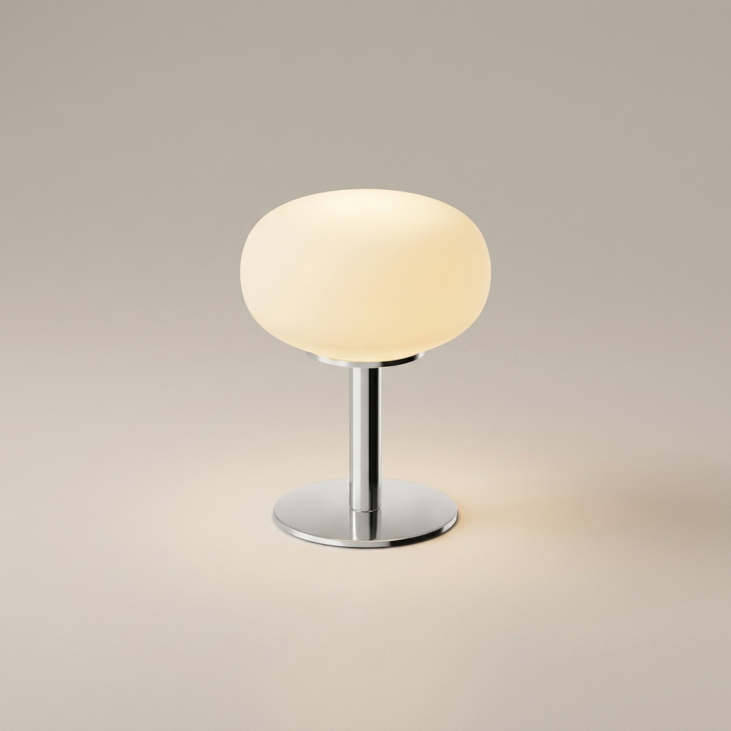 Macaron Dimmable Glass Bedside Lamp Bedroom Lighting Trichromatic Dimming Eye-Care LED