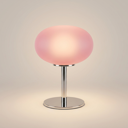 Macaron Dimmable Glass Bedside Lamp Bedroom Lighting Trichromatic Dimming Eye-Care LED