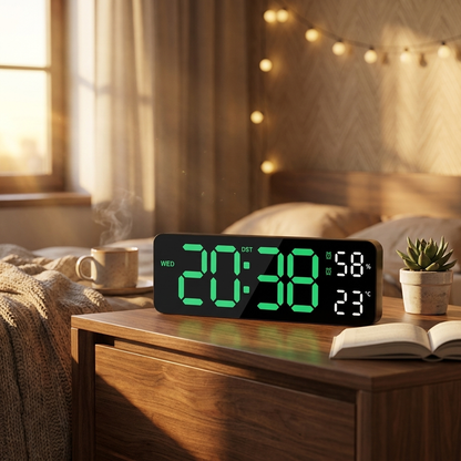 9 inch LED Digital Wall Alarm Clock