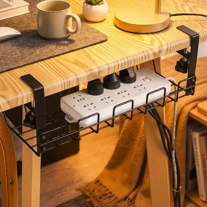 Under-Desk Metal Cable Tray