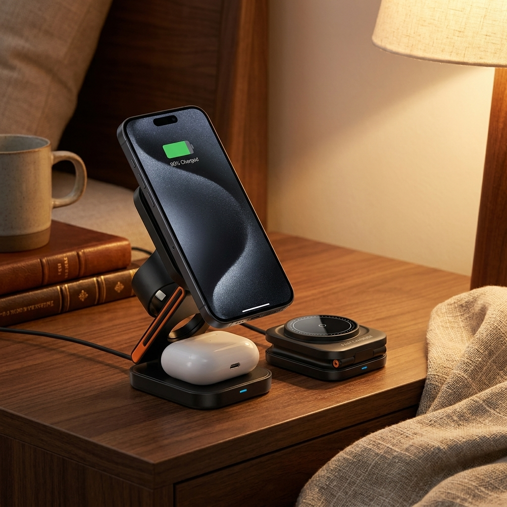 3-in-1 Foldable Charging Station