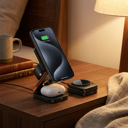 3-in-1 Foldable Charging Station
