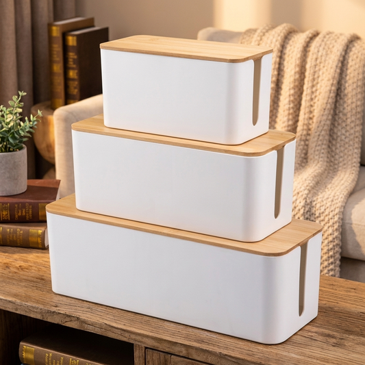 Wooden Cable Storage Box — Wholesale Case