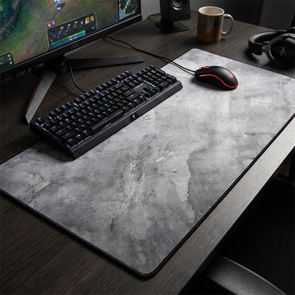 Gaming mouse pad design 5 on a desk setup