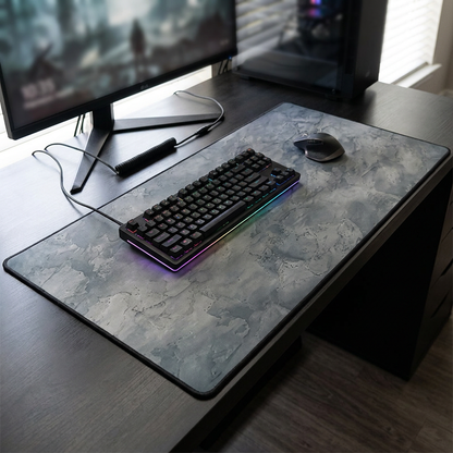 Gaming mouse pad design 6 on a desk setup