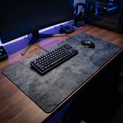 Gaming mouse pad design 1 on a desk setup