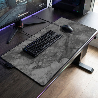 Gaming mouse pad design 3 on a desk setup