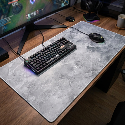 Gaming mouse pad design 4 on a desk setup