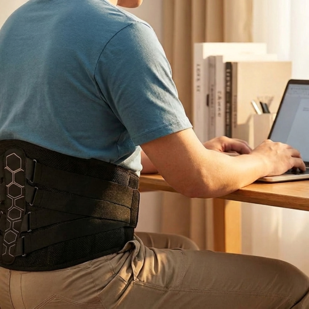 Adjustable Lumbar Support Back Brace