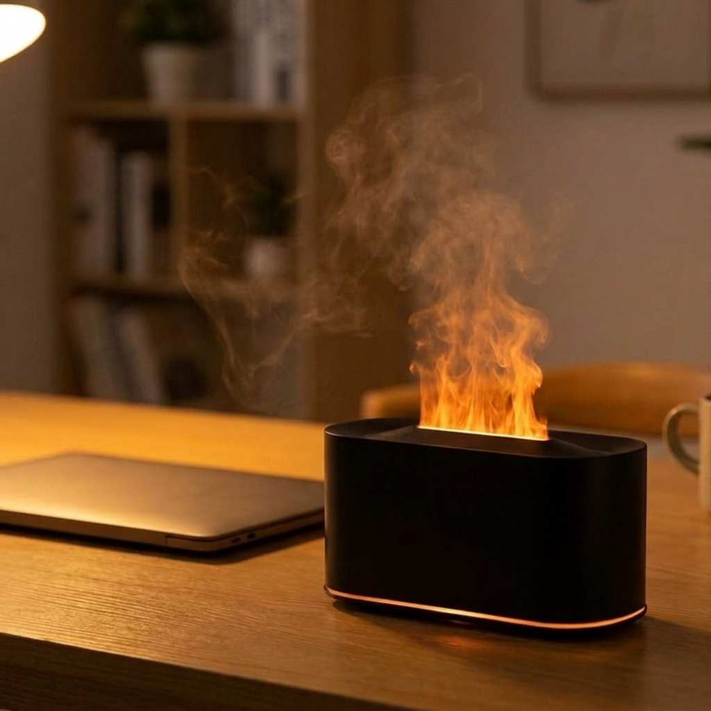 Flame LED Essential Oil Diffuser