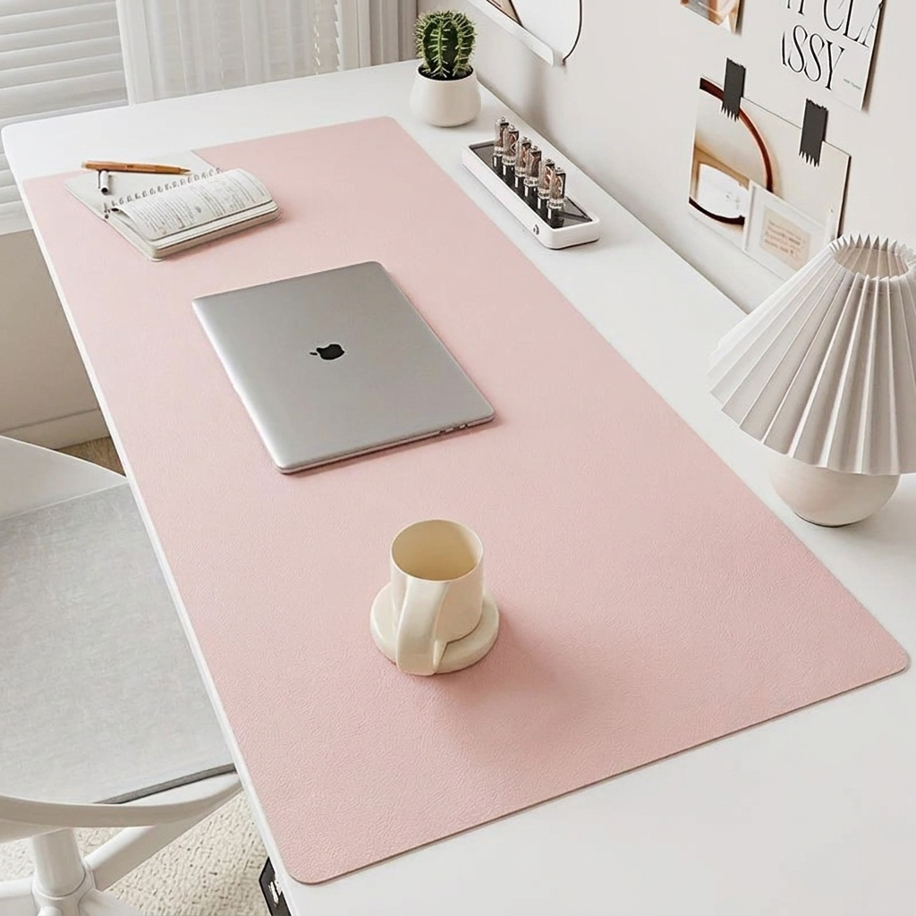 Faux Leather Waterproof Mouse Pad Desk Mat