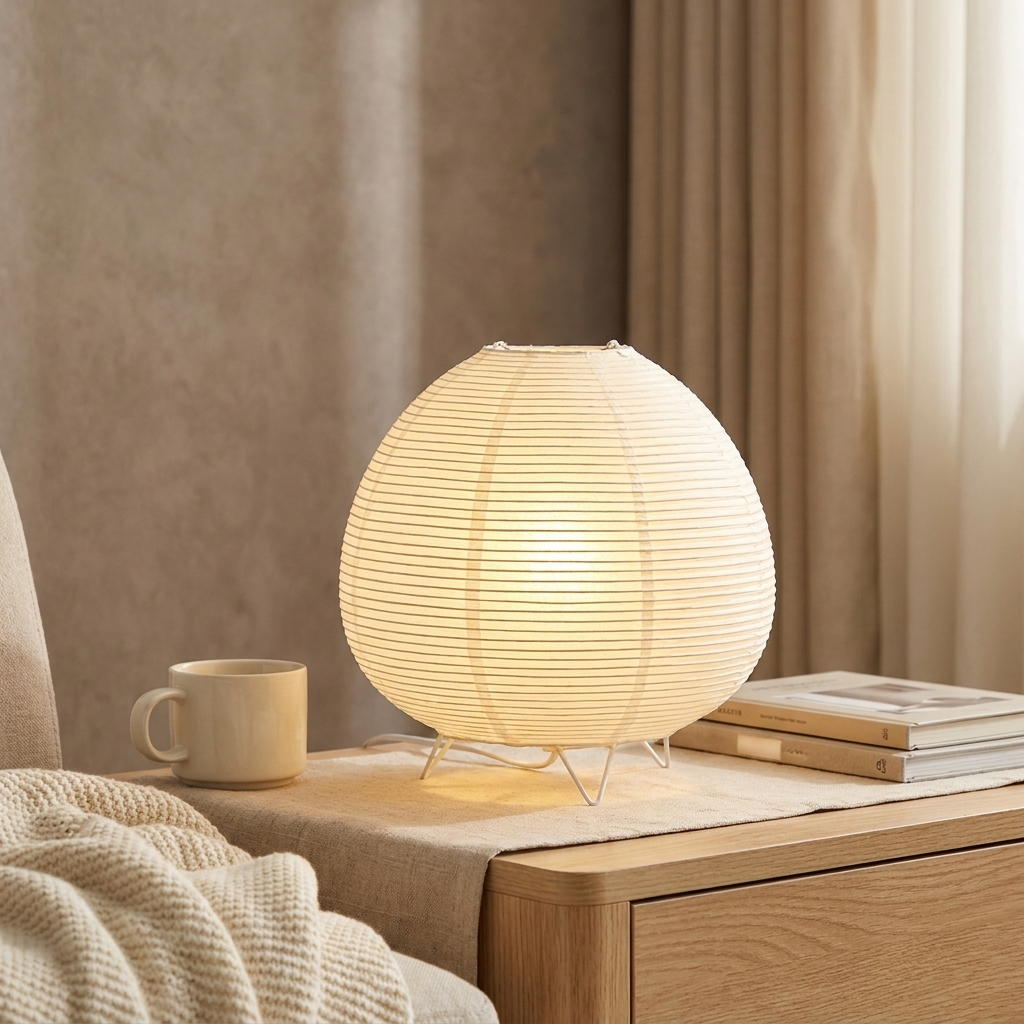 Nordic LED Bedside Table Lamp - warm scene
