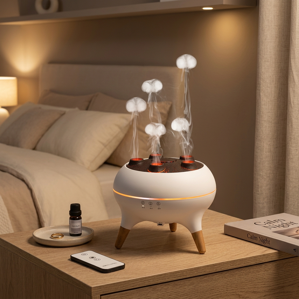 Jellyfish Aroma Diffuser - warm scene