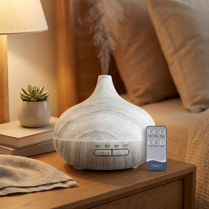 550ml Diffuser - White wood - warm scene