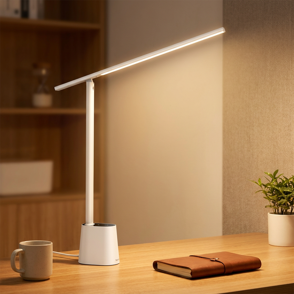Baseus Desk Lamp - White body - warm scene
