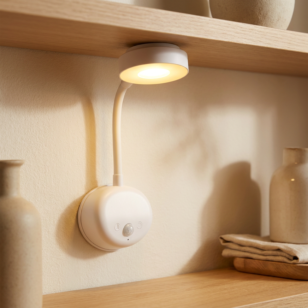 Motion Sensor Night Light - White - warm scene