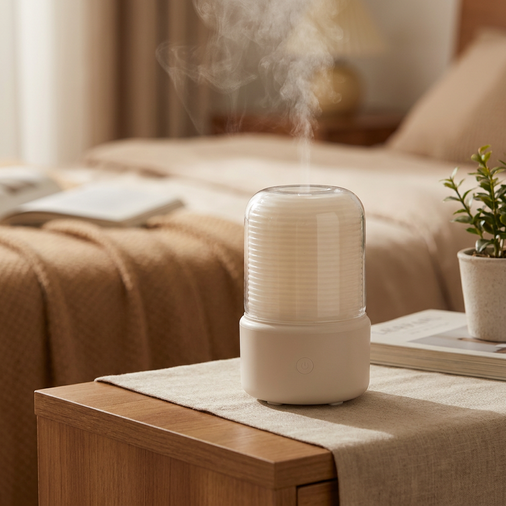 Mini Portable Diffuser - A Beige 120ml - warm scene