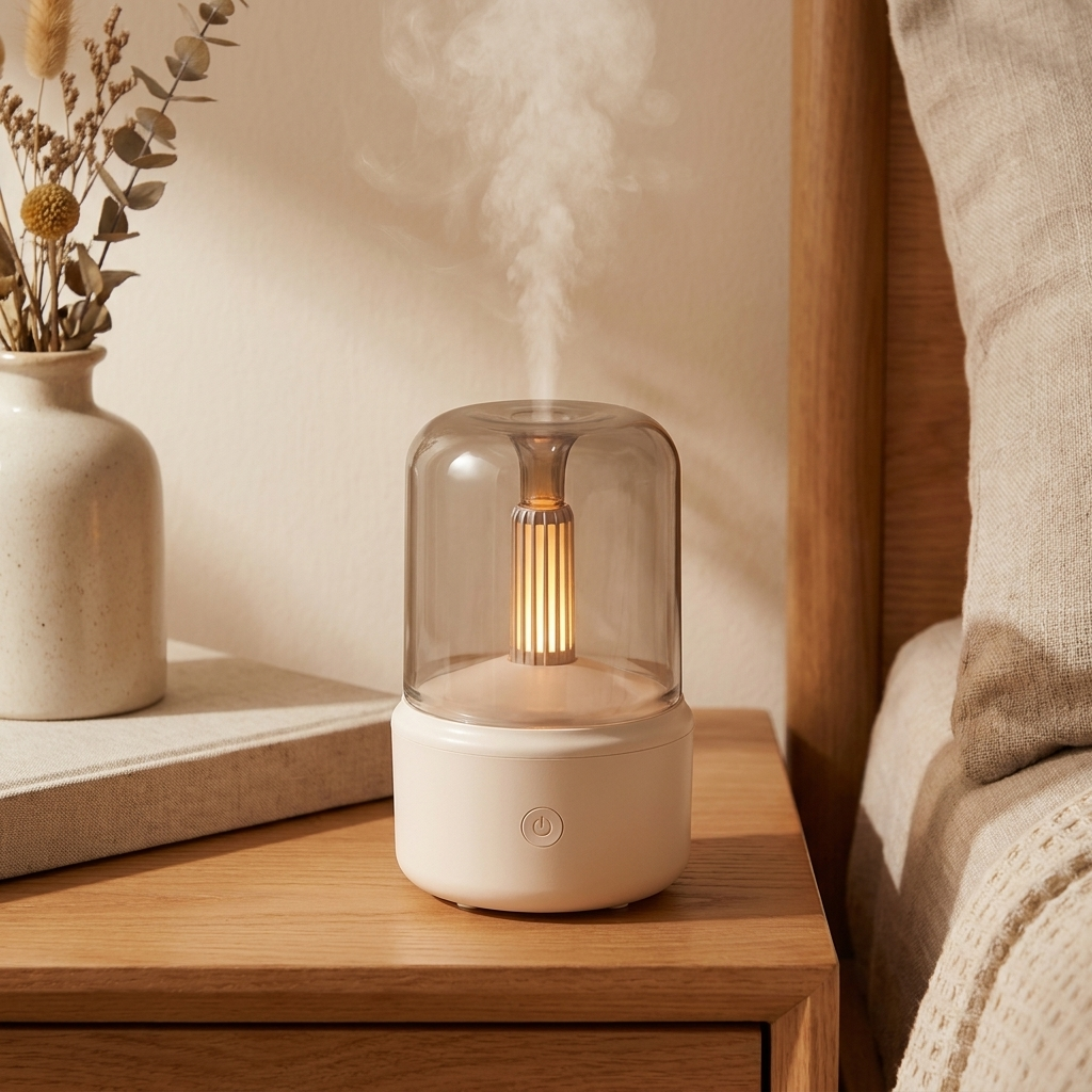 Mini Portable Diffuser - B Beige 120ml - warm scene