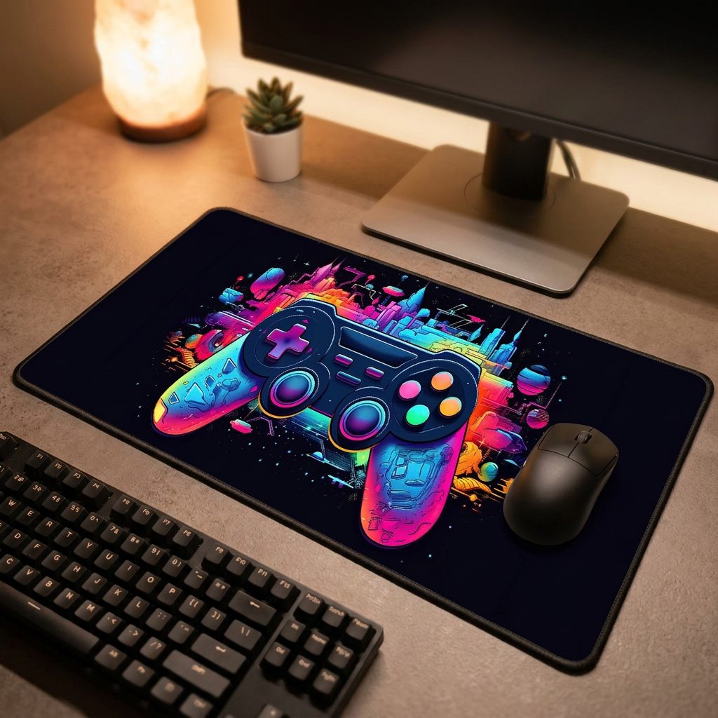 XXL Gamepad Mouse Pad - COLOR-3 - desk scene