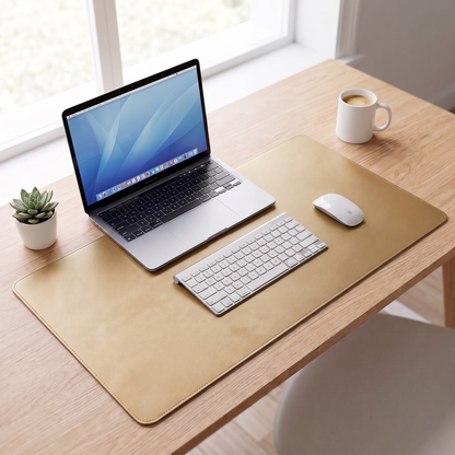 Bronze — PU Leather Desk Mat
