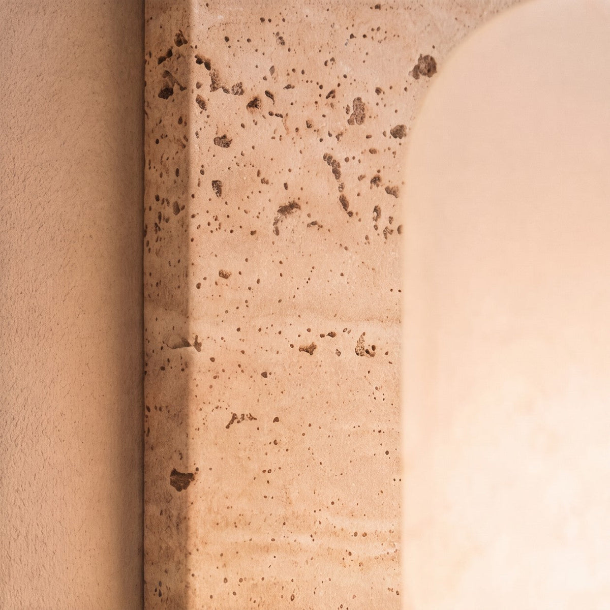 Alabaster Oval Wall Sconce LED Warm Ambient Lighting