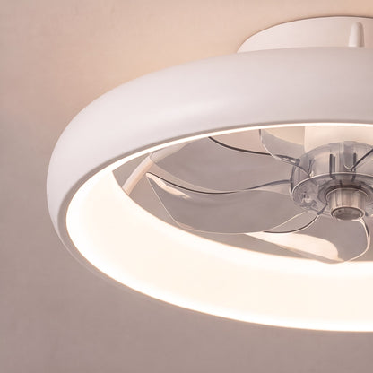 Clear Acrylic Blade 50 cm Ceiling Fan with Dimmable Tri-Colour LED DC Motor