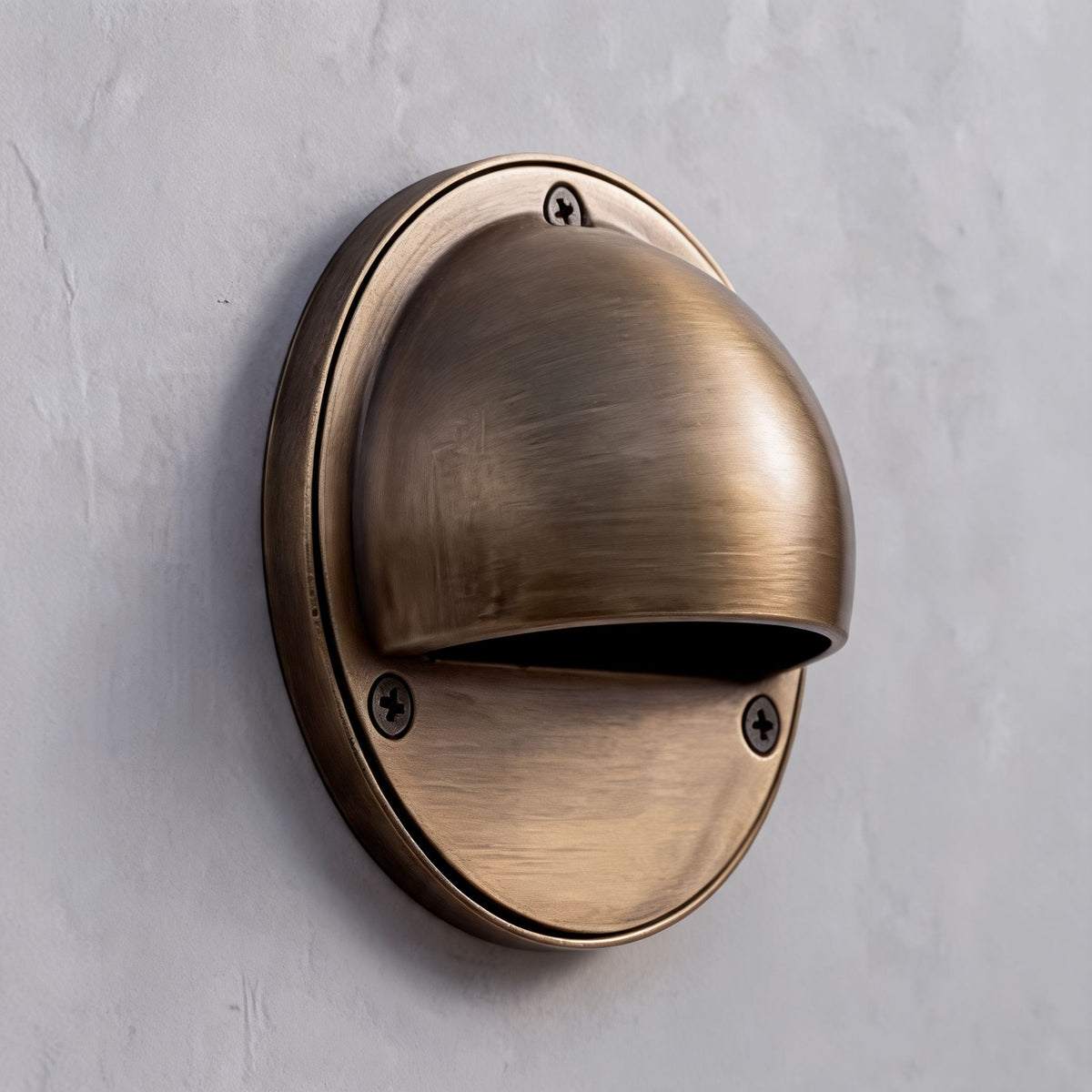 Compact Round Metal LED Wall Sconce