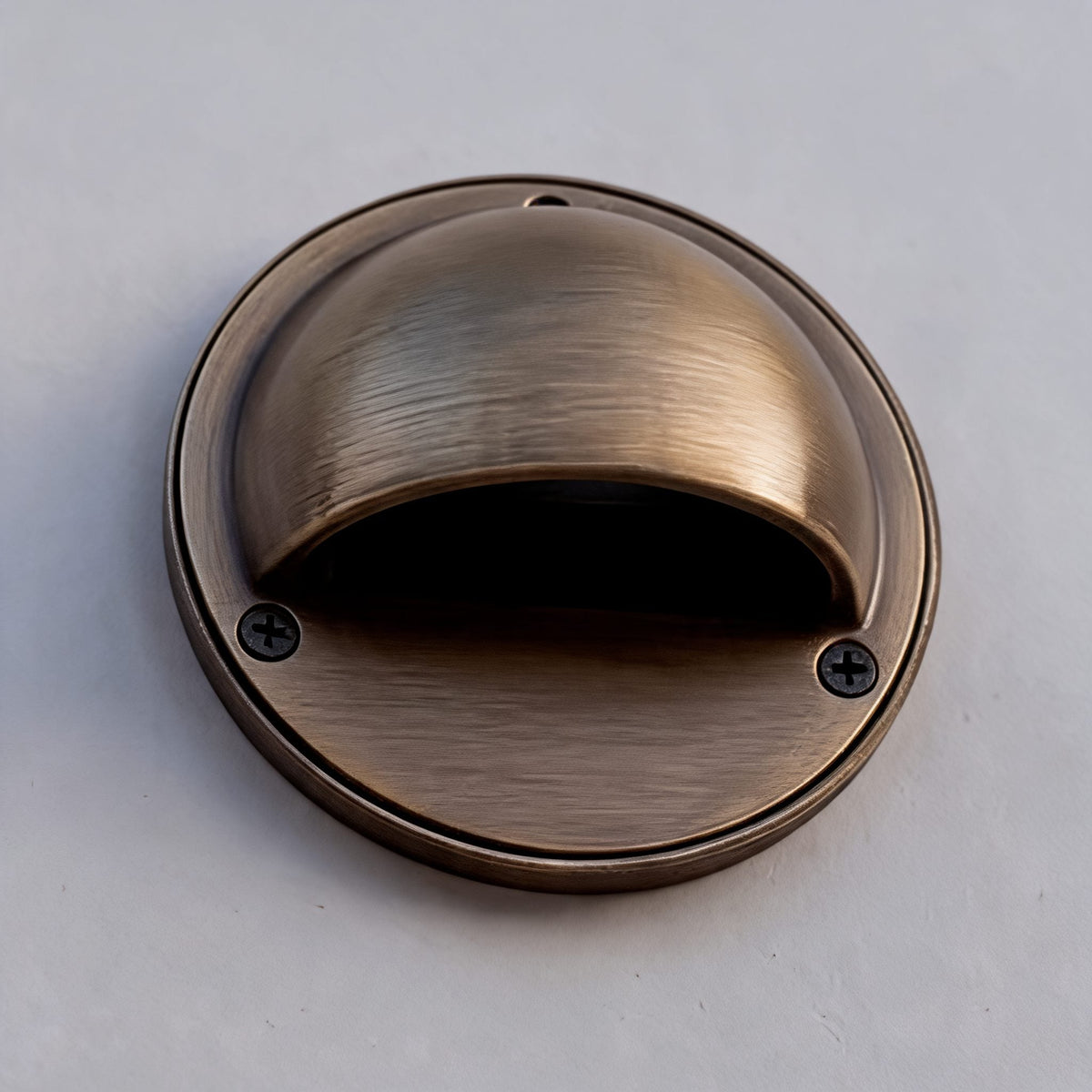 Compact Round Metal LED Wall Sconce