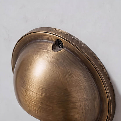 Compact Round Metal LED Wall Sconce