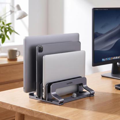Vertical laptop stand ls-triple