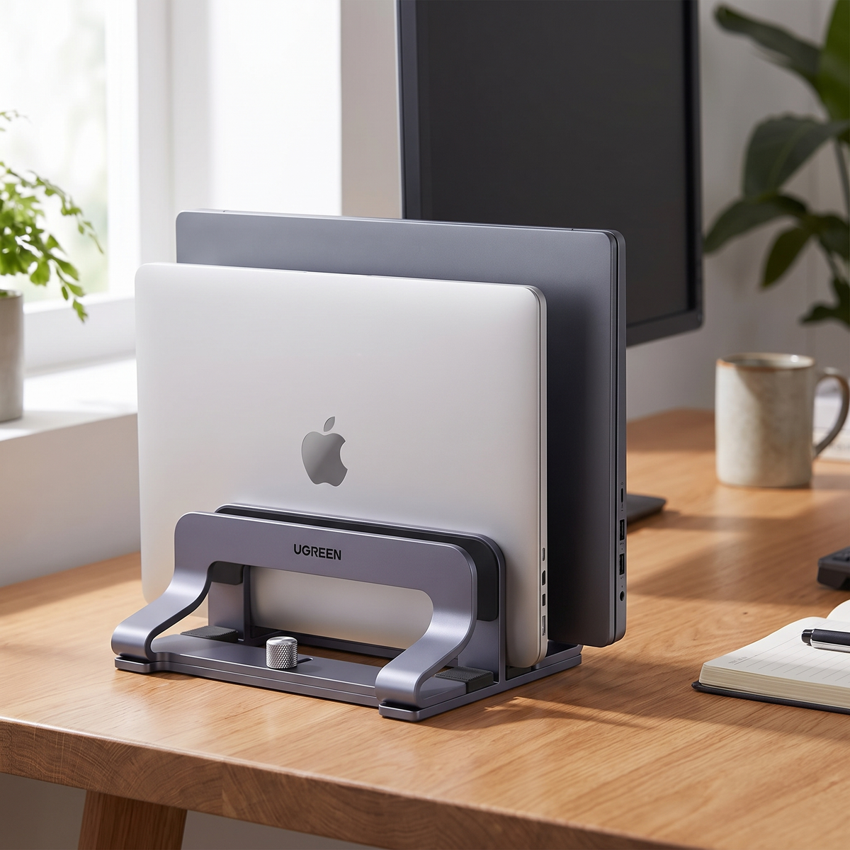 Vertical laptop stand ls-dual