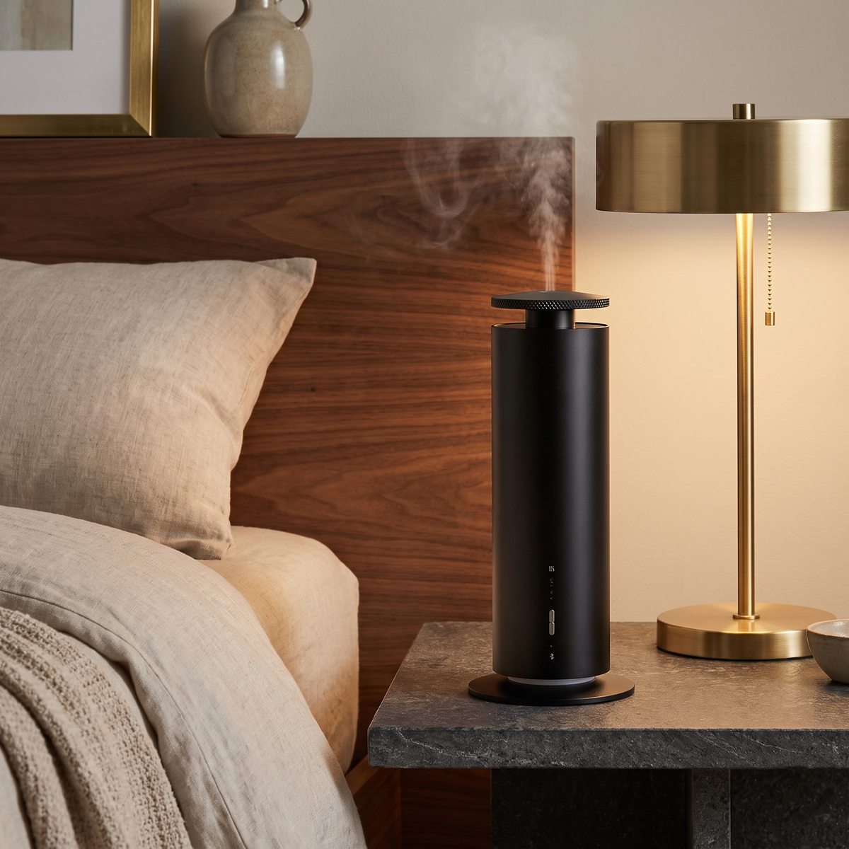Aluminium Column Diffuser - Black Plug-In US