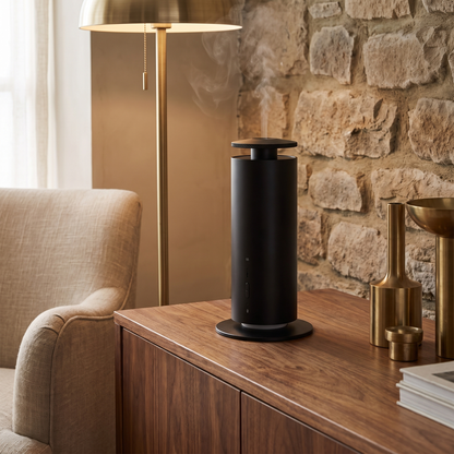 Aluminium Column Diffuser - Black Plug-In EU