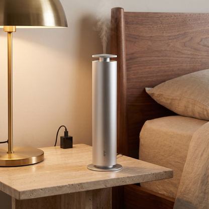 Aluminium Column Diffuser - Silver Plug-In US