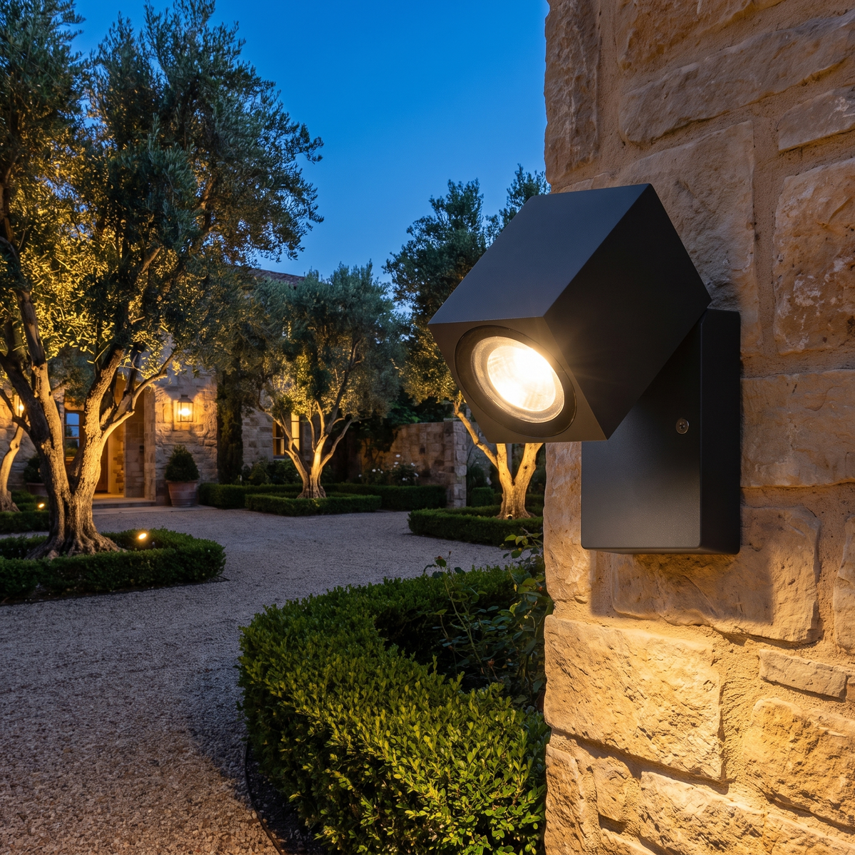 Modern Outdoor Wall Lamp Foldable Waterproof Aluminum 5W LED - luxury home exterior