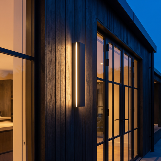 Minimalist Outdoor Wall Light Wall Mounted Aluminum LED Adjustable - luxury home exterior