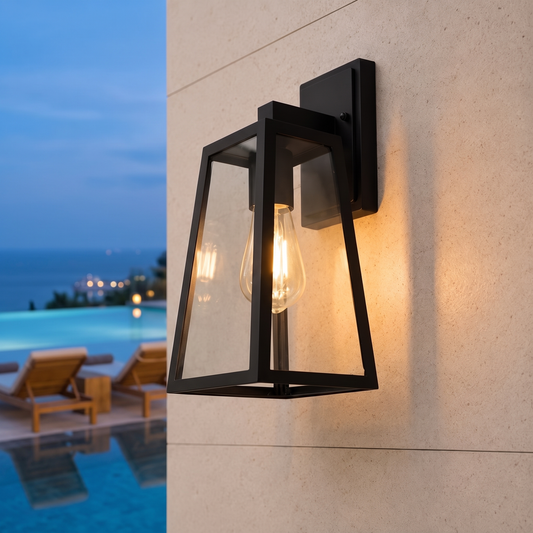 Contemporary Outdoor Wall Light Waterproof Aluminum Wall Mounted - luxury home exterior
