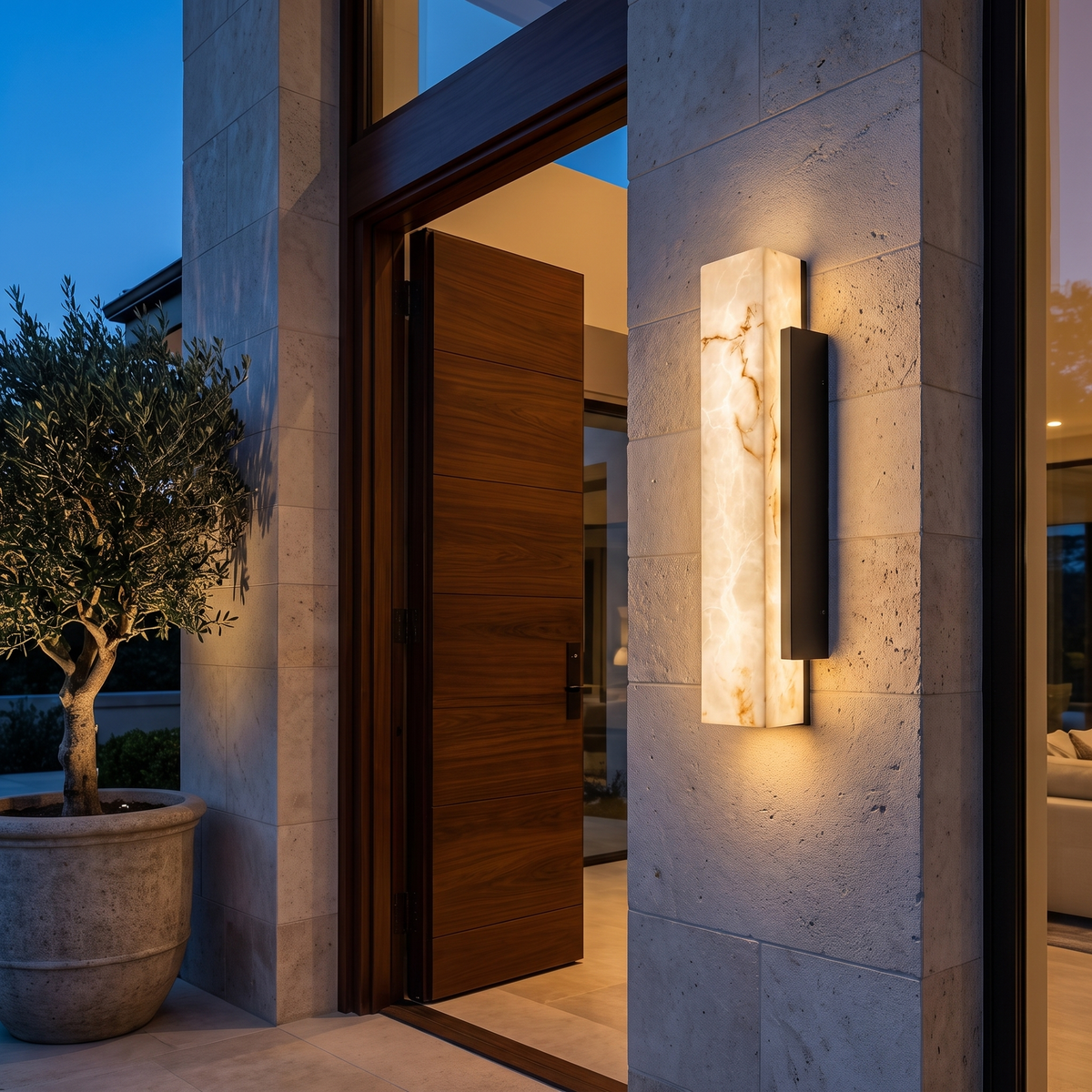 Modern Industrial Outdoor Wall Light Waterproof LED Wall Mounted - luxury home exterior