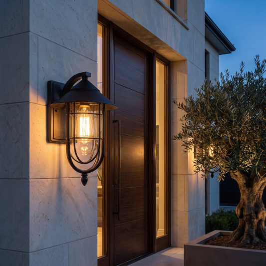Modern Outdoor Wall Light Waterproof LED Motion Sensor Wall Mounted - luxury home exterior