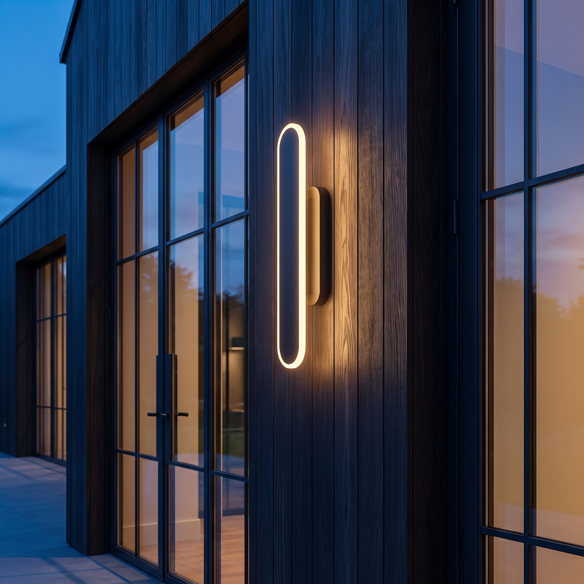 Modern Minimalist Outdoor Wall Lamp Wall Mounted Metal IP65 - luxury home exterior