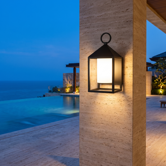 Modern Rustic Outdoor Wall Light Waterproof Die-Cast Aluminum LED - luxury home exterior